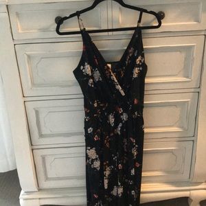 Woman’s floral jumpsuit